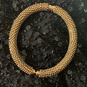 Sterling silver gold plated bangle from Italy